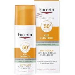 تصویر ژل ضد آفتاب اوسرین EUCERIN Oil Control SPF50 حجم 50 میل 
