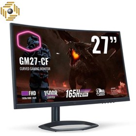 تصویر مانیتور گیمینگ 27 اینچ خمیده کولرمستر مدل GM27-CF GM27-CF 27 Inch Curved Gaming Monitor