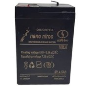 تصویر باتری یو پی اس 6 ولت 4.5 آمپر صبا باتری مدل SB 