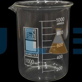 تصویر بشر شیشه ای آزمایشگاهی - 25ml 