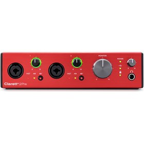 تصویر کارت صدا Focusrite Clarett 2Pre USB ا Focusrite Clarett 2Pre USB Focusrite Clarett 2Pre USB