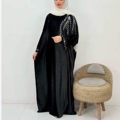 تصویر عبایی سرشانه مروارید 