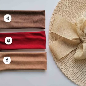 تصویر هدبند کشی کبریتی ساده با کشسانی بالا Headband