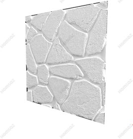 تصویر پنل دیوارپوش سه بعدی گچی طرح صخره (پنل دکوراتیو گچی) 