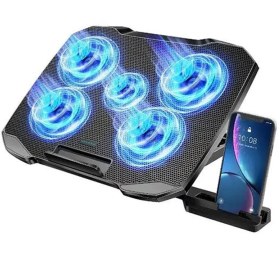 تصویر پایه خنک‌کننده کول‌کلد مدل F2 PLUS تعداد فن 5 عدد Cooling Pad Coolcold F2 PLUS 5 Fan