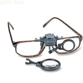 تصویر ذره بین کلیپسی عینک 