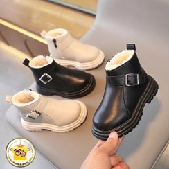 تصویر نیم بوت چرم بچگانه 018 Children's leather ankle boots