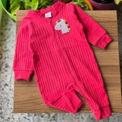 تصویر سرهمی اچ اند ام طرح یونیکورن سرخابی نوزادی کد 1229 