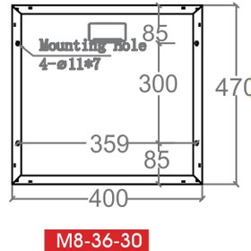 تصویر پنل خورشیدی 30 وات مونو کریستال برند EPEVER Solar Panel 30W Mono EPEVER