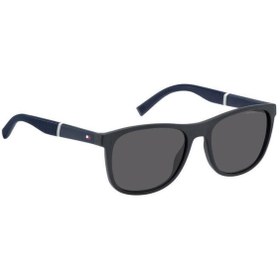 تصویر عینک آفتابی مردانه برند تامی هیلفیگر Tommy Hilfiger اصل TH 2042/S 54 18 145 FLL MAT BLUE 