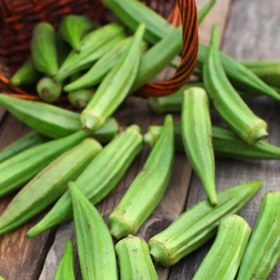 تصویر بذر بامیه 