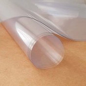 تصویر طلق شفاف ژله ای 20 میکرون (سلفون ژلاتینی 020 - پلاستیک کاور 0.02 میلی متر)(طول 25 متر - عرض 140 سانت) 
