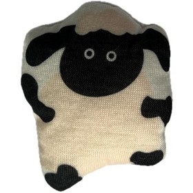 تصویر تکه‌دوزی پف‌دار طرح بره 