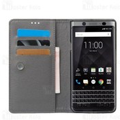 تصویر کیف طرح چرم بلک بری BlackBerry KEYone DTEK70/Mercury Leather Case 