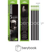 تصویر nitram / نیترام / ذغال 5 میل / fusains / B / بسته 5 عددی 