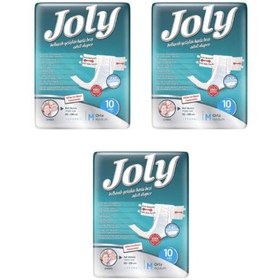 تصویر مجموعه 3 عددی پوشینه بزرگسالان جولی Joly چسبی سایز متوسط 10 تایی 