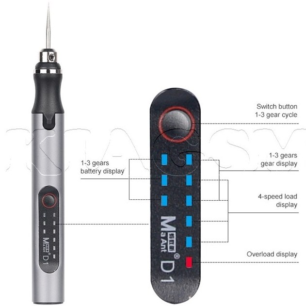 MaAnt D1 Intelligent Charging Polishing Grinding Pen