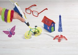 تصویر ست خودکار طراحی سه بعدی 3d pen set