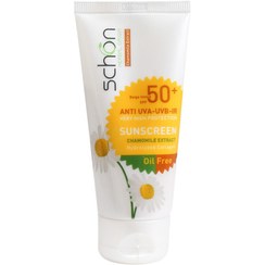 تصویر کرم ضد آفتاب فاقد چربی شون ⁺SPF50 مناسب پوست های مختلط و چرب 