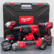 تصویر دریل و پیچ گوشتی شارژی میلواکی مدل 88V با باتری ۱۵ سلولی 