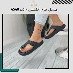 تصویر صندل زنانه طرح انگشتی - کد 4548 