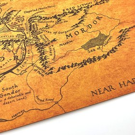 تصویر نقشه سرزمین میانه 