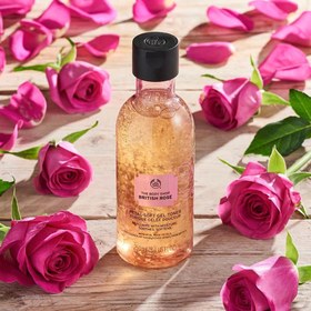 تصویر تونر British Rose گل رز بریتانیایی بادی شاپ 250ml The Body Shop British Rose Petal-Soft Gel Toner