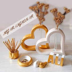 تصویر ست دکوری سنگی حروف اسم کد 0017 