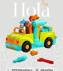 تصویر اسباب بازی ماشیم آچاری آموزشی هولا تویز 