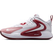 تصویر کفش والیبال نایکی هایپرست ۲ رنگ طوسی نارنجی 