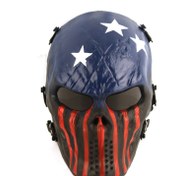 تصویر ماسک صورت پینت بال و موتور سواری 