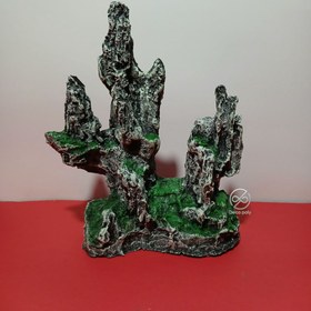 تصویر دکور آکواریوم مدل صخره کد 14 