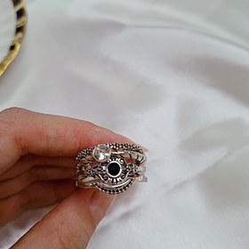 تصویر پک انگشتر سیاه قلم 