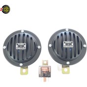 تصویر بوق بنزی مینی الگانس اصلی 12ولت + آفتامات فابریک 