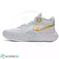 تصویر کفش بسکتبال نایک ایر زوم طرح اصلی Nike Air Zoom Gt Run White 