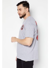 تصویر تی‌شرت گرافیکی آستین کوتاه یقه گرد مردانه، خاکستری برند marvel Men Crew Neck Short Sleeve Graphic T-Shirt, Grey