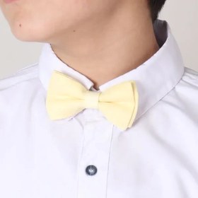 تصویر پاپیون پسرانه زرد مدل 32585 