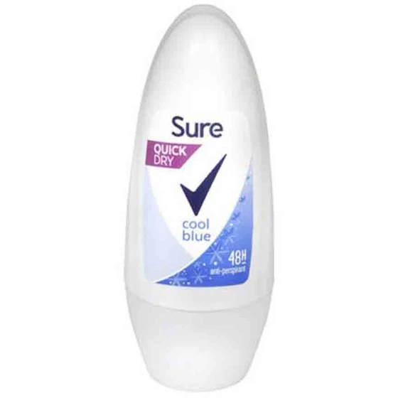 خرید و قیمت رول ضد تعریق شور Sure Cool Blue ماندگاری 48 ساعته 50 میل | ترب