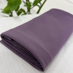 تصویر مقنعه ساده کرپ کالباسی روشن قد ۹۰ 