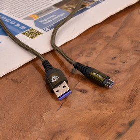 تصویر کابل تبدیل USB به microUSB لنیز مدل LC942-V طول 1 متر 