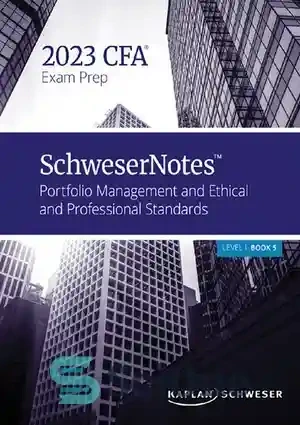 خرید و قیمت دانلود کتاب SCHWESERNOTES 2023 LEVEL I CFA BOOK 5 PORTFOLIO ...