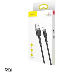 تصویر کابل شارژ و انتقال داده usb to lightning مدل CALKLF-CG1 