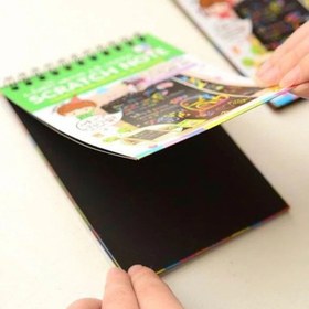 تصویر دفترچه جادویی رنگین کمانی سایز بزرگ(۲۰x15cm) 