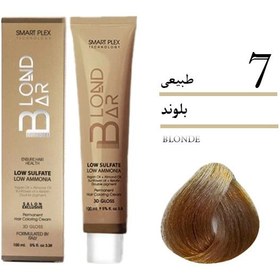 تصویر رنگ مو بلوندبار سری شماره های طبیعی بلوند 100میل - N8 BLONDBAR