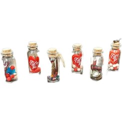 تصویر شیشه عشق ۷ سانتی _ بسته ی ۶ عددی 