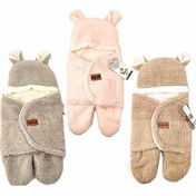 تصویر قنداق نوزاد تدی مامی لند کلاه دار 