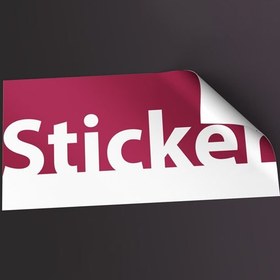 تصویر چاپ استیکر ( وینیل ) 