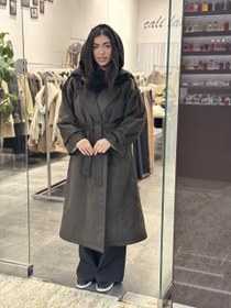 تصویر پالتو بارونی مخمل جیر 