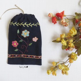 تصویر کیسه پته دوزی کیسه پارچه ای دست دوز