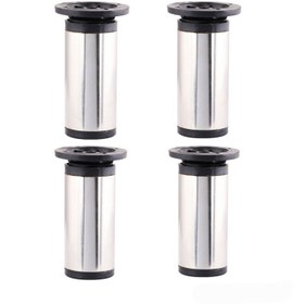 تصویر پایه کابینت مدل استیل کد 12CM بسته 4 عددی 